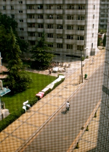 The view from our rooms at Renmin University